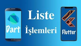 Flutter Dart Liste İşlemleri  1