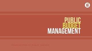 Public Budget Management