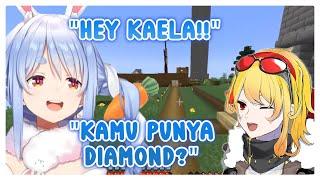 PEKORA Bingung Mau Grinding Diamond Sendiri atau Minta Ke KAELA | (Hololive Clips)