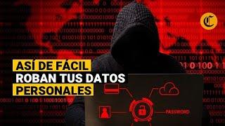 Así de fácil roba internet tus datos personales | Aprende a protegerlos