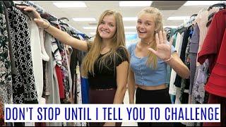 Don't Stop Until I Tell You To Shopping Challenge ~ Jacy and Kacy