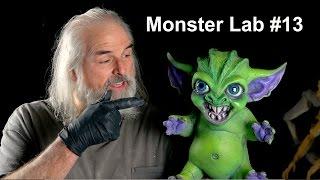 How to Make a Gremlin Prop! Sculpt, Two Piece Mold, SFX, & Paint | MONSTER LAB