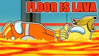 among us NEW FLOOR IS LAVA GAMEMODE (mods)