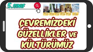 Çevremizdeki Güzellikler ve Kültürümüz  5.Sınıf Sosyal #2023