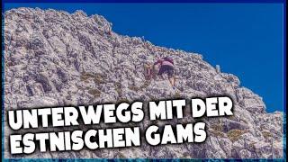 Arnplattenspitze: Unterwegs mit der estnischen Gams