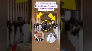 Donald Trump Visit to ABU Dhabi Sheikh Mohammed bin Zayed Al nahyan#family#dubai#royal#family#shorts