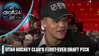 Tij Iginla on being Utah Hockey Club’s first-ever draft pick | 2024 NHL Draft