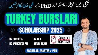 Turkey Burslari Scholarship for Pakistani Students 2025 | How to Apply