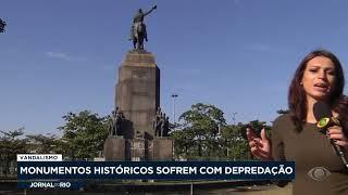 Vandalismo: monumentos históricos sofrem com depredação