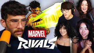 Trying Marvel Rivals with a STACKED Lobby ft. Pokimane, Cinna, iiTzTimmy, Valkyrae, & Ellum!