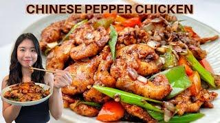 Tender, Juicy & Peppery - The Best Chinese Pepper Chicken  You need to try!