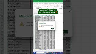 Center Across Selection in Excel‼️ #excel