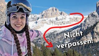 Die spektakulärste Ski-Abfahrt der Alpen? Lagazuoi (7,5 km) in Alta Badia