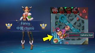 EPIC COMEBACK!! THIS IS WHAT HAPPEN WHEN GLOBAL CHOU PLAY FANNY!! - Mobile Legends