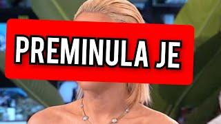 PREMINULA JE, JOVANA JEREMIC VRISTI NA SAV GLAS