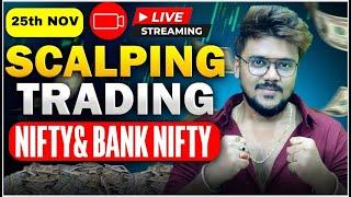 Banknifty & Nifty Live Optionstrading | 25 November | Zero Hero live trade #banknifty #nifty