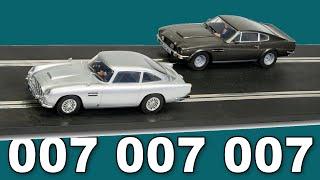 Scalextric Exclusive 007 James Bond Aston Martin DB5 vs Aston Martin V8 Review