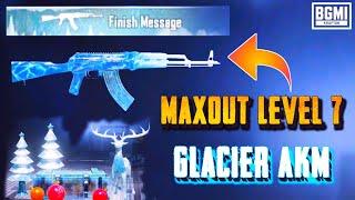 Full MaxOut Glacier AKM | Crate Opening For Upgrade AKM Glacier | Maxing Glacier Akm BGMI/Pubg