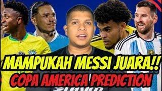 Mampukah MESSI Juara Lagi?? - Copa America Prediction‼️