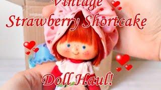 Toy Haul Vintage Strawberry Shortcake Dolls | Opening Unboxing & Review