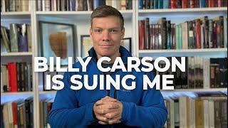 Billy Carson lost to me in a debate and is now suing me