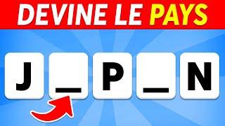 Devine 60 PAYS sans VOYELLES en 3 secondes 