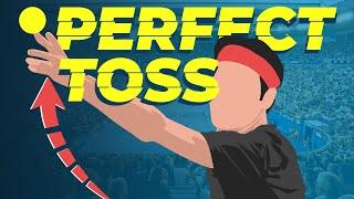 Tennis Serve TOSS - Secrets to the PERFECT TOSS LOCATION (Flat vs Kick Explained)