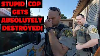 Cop Gets Owned So Bad, He Quits! Ultimate First Amendment Audit! Grundy County, Iowa! #funny #1a