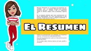 ​ El Resumen | Características, Función, Pasos para hacer un Resumen.