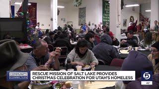 Rescue Mission of Salt Lake provides Christmas celebration for Utah's homeless