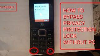 how to BYPASS PRIVACY LOCK protection without PC | new trick