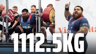 Jesus Olivares USA | 1st Place 120+kg Class | 1112.5kg Total | IPF Worlds 2024