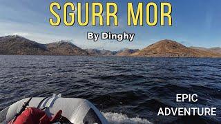 SGURR MOR & SGURR AN FHUARAIN, FROM LOCH QUOICH BY DINGHY