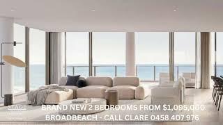 STAGE Property - Marella Broadbeach - Brand New 2 Bedroom Ocean View Apartments from $1,095,000