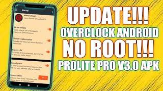 overclock dan boost performa android tanpa root - Prolite pro V3.0