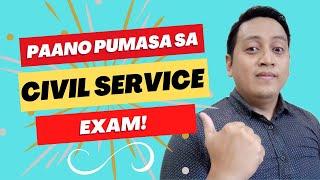 PAANO PUMASA SA CIVIL SERVICE EXAM (TIPS)