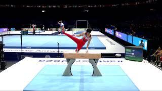 HASHIMOTO Daiki (JPN)_2023 Artistic Worlds, Antwerp (BEL)_Qualifications_Pommel Horse