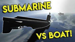 HUGE MILITARY SUBMARINE VS BOAT! - Disassembly 3D Gameplay - EP 8