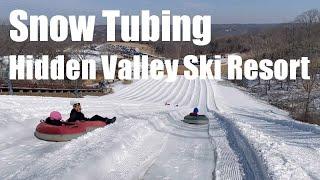 Snow Tubing at Hidden Valley Ski Resort, Eureka, Missouri