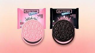 OREO Asia x BLΛƆKPIИK  Mukbang | Limited Edition Oreo Cookies with Picture Cards | 오레오 x 블랙핑크