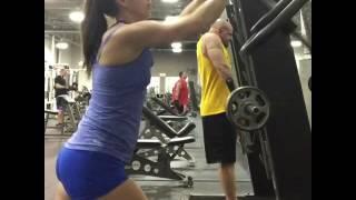 Fitness husband & wife workout