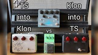 John Mayer Tones: Klon into TS or TS into Klon?