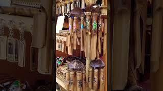 Traditional handicrafts in Penglipuran village Bali #shorts