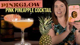 Pago Pago tiki cocktail with pinkglow pineapple