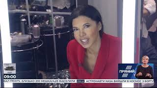 Кароліна Ашіон, Павло Рольник у гримерці "Прямого", 07.10.2019
