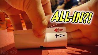 Facing All-In with Pocket Aces | Poker Vlog #90