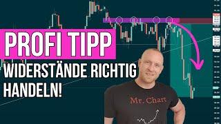 Widerstände beim Trading handeln wie ein Profi! Ein wichtiger Tipp!