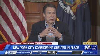 Mayor tells New York City to prepare to shelter in place