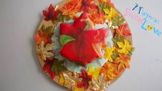 Fall Leaf Cake Tutorial | Waynia’s Sweet Love