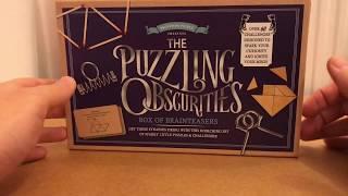 Puzzling Obscurities By Professor Puzzle - Review (NO SPOILERS)